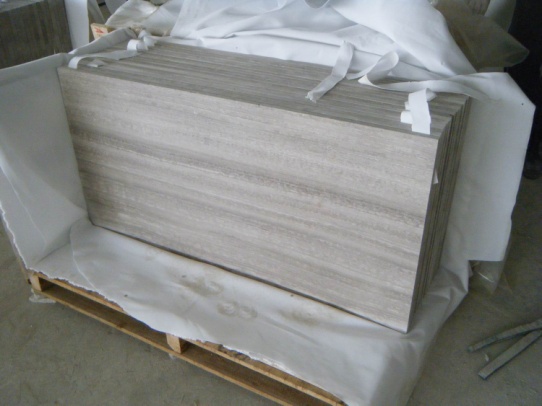 Wooden White tiles packing