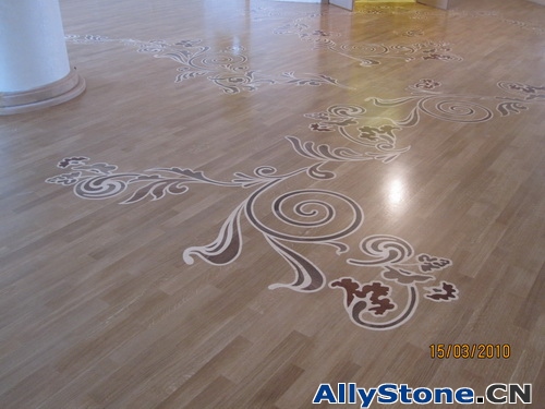 Wooden Grey Marble Flooring Tiles